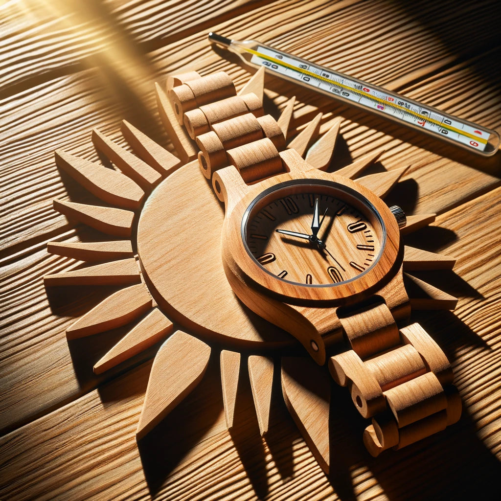 Les montres en bois sont-elles sensibles aux températures élevées ?