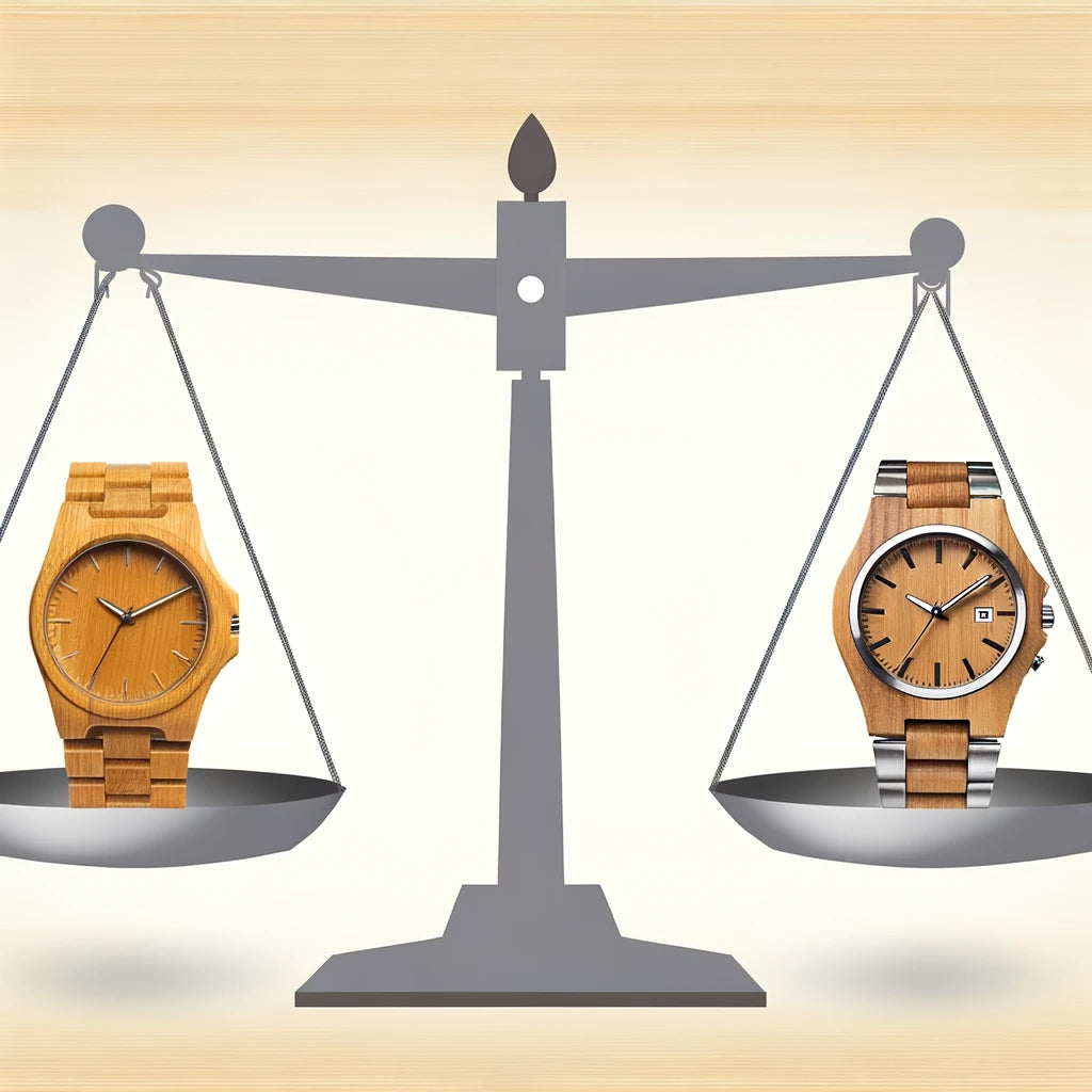 Les montres en bois sont-elles plus légères que les montres traditionnelles ?