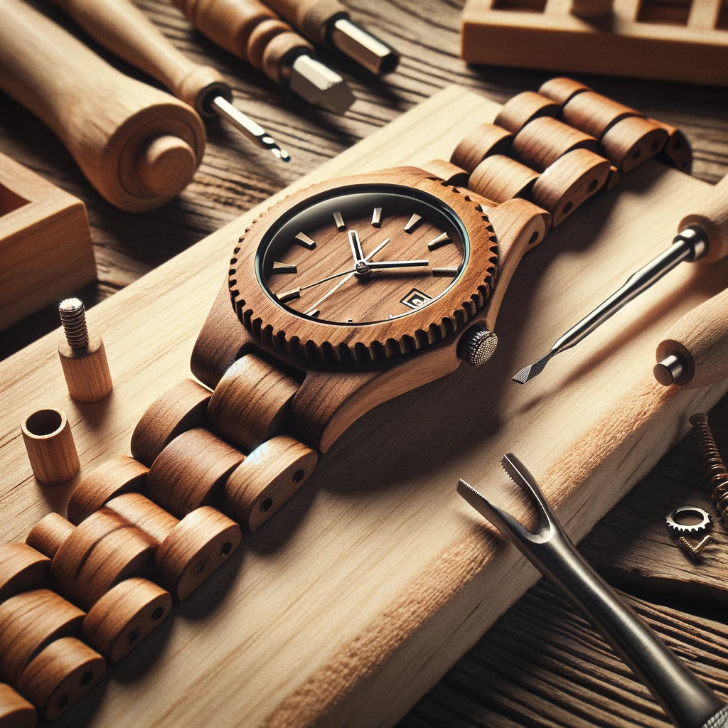 Comment ajuste-t-on une montre en bois à son poignet ?