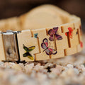 bracelet de montre femme avec papillons